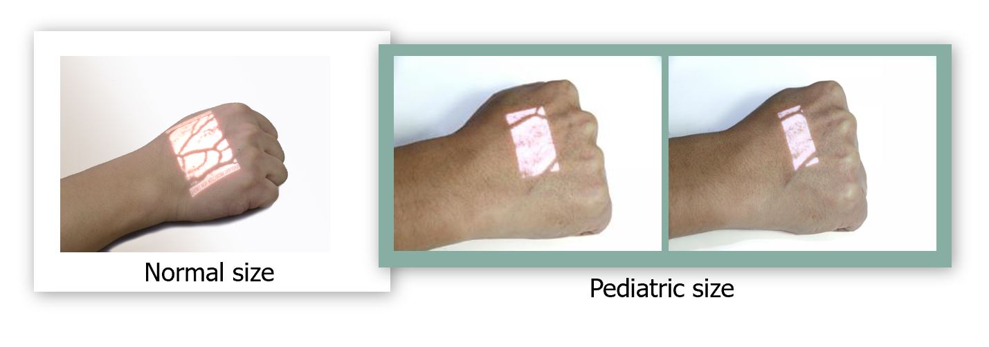 pediatric size veincas v800p vein finder